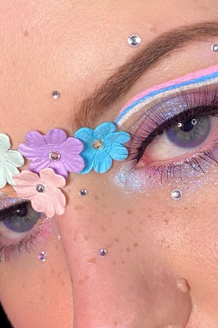 shimmer eyeshadow look