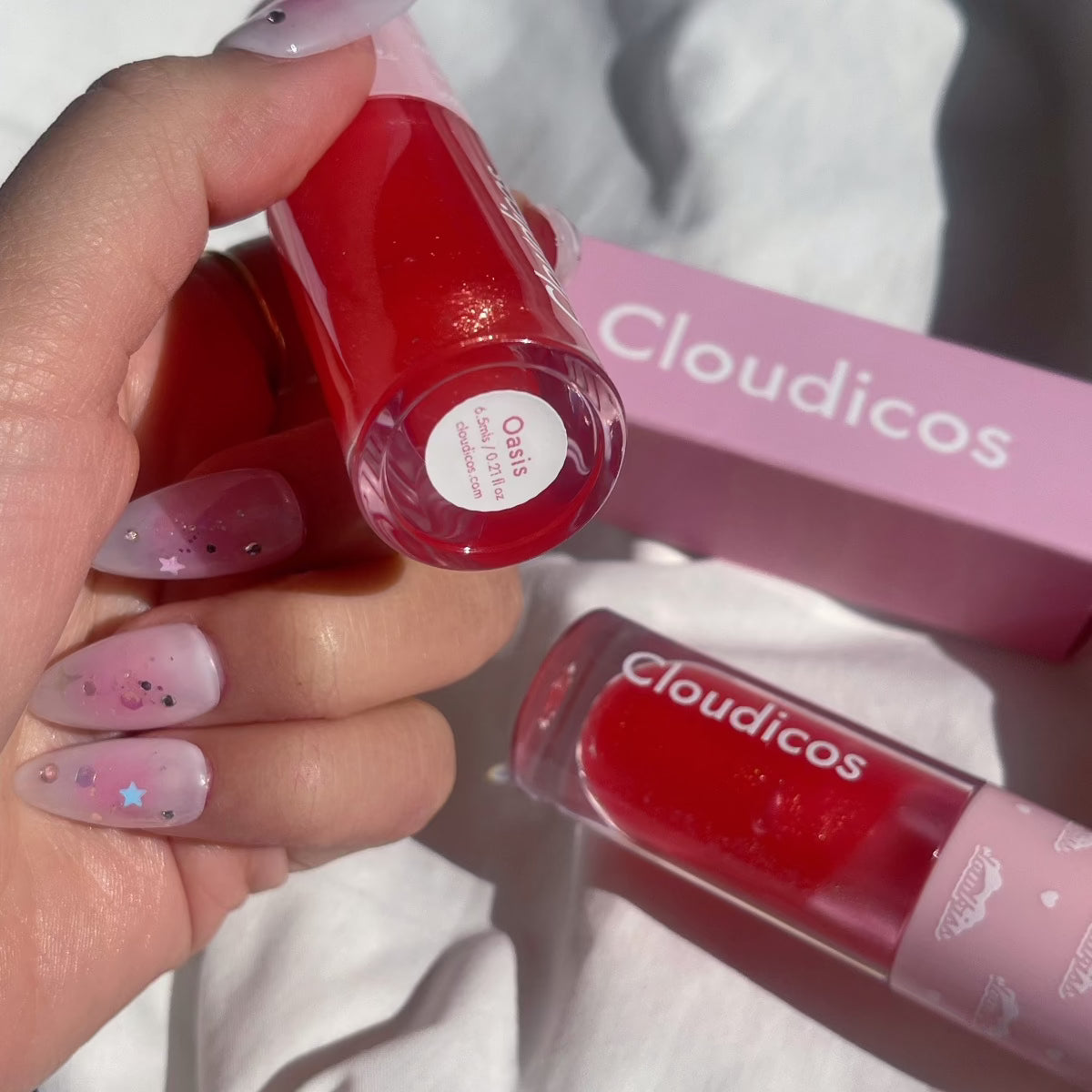 coral lip gloss