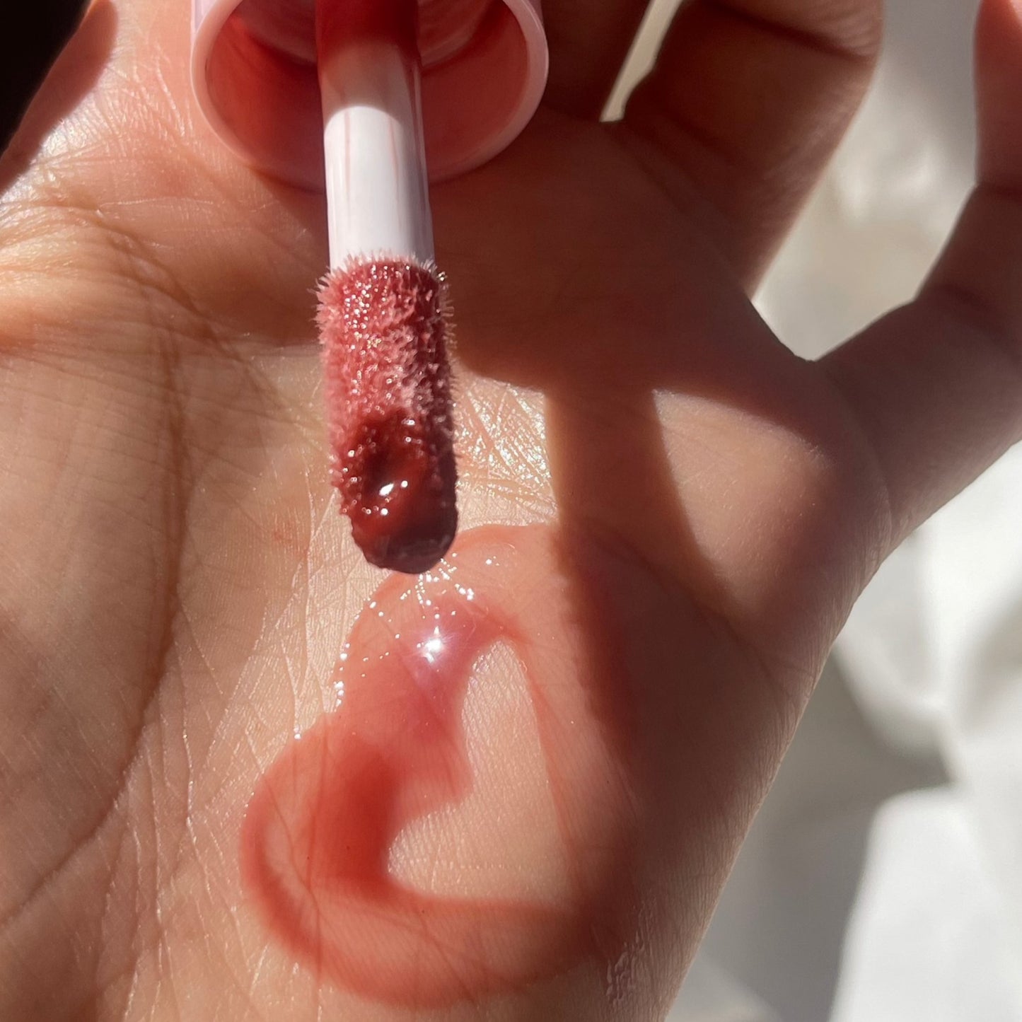 burgundy lip gloss
