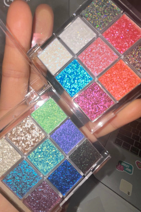 Silver Glitter Eyeshadow Makeup
