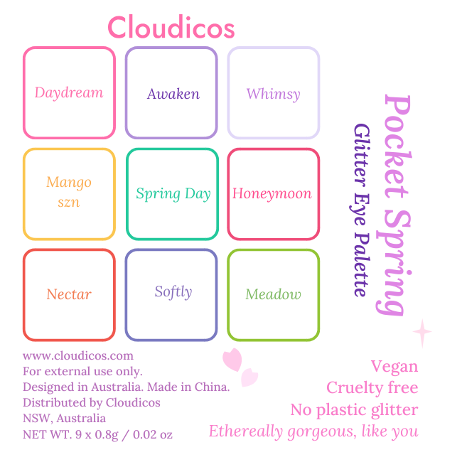 Pocket Spring Glitter Eye Palette