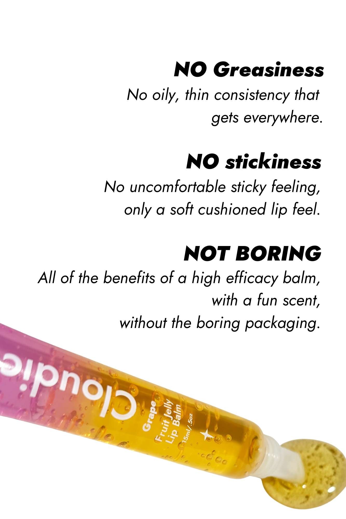 clear lip balm