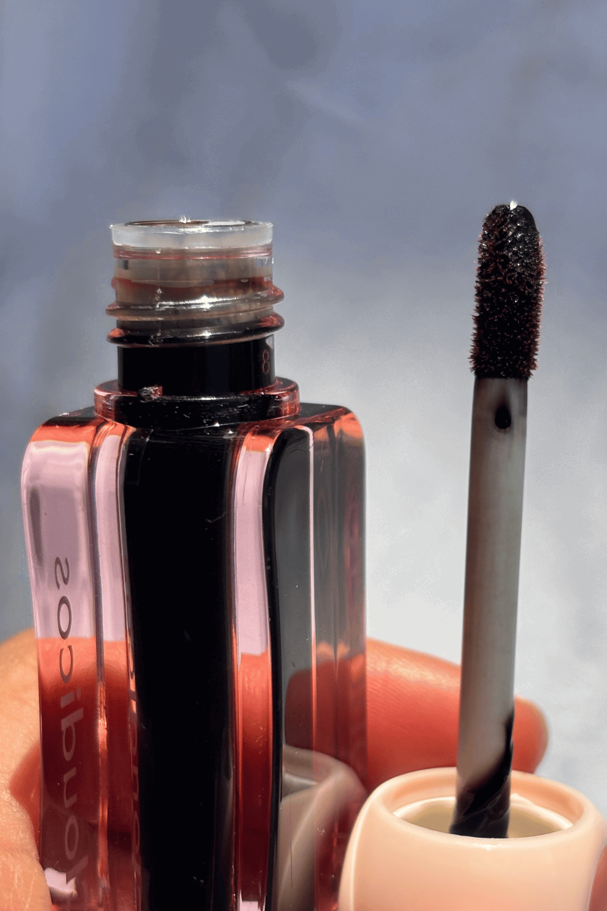 black brown lip stain emo