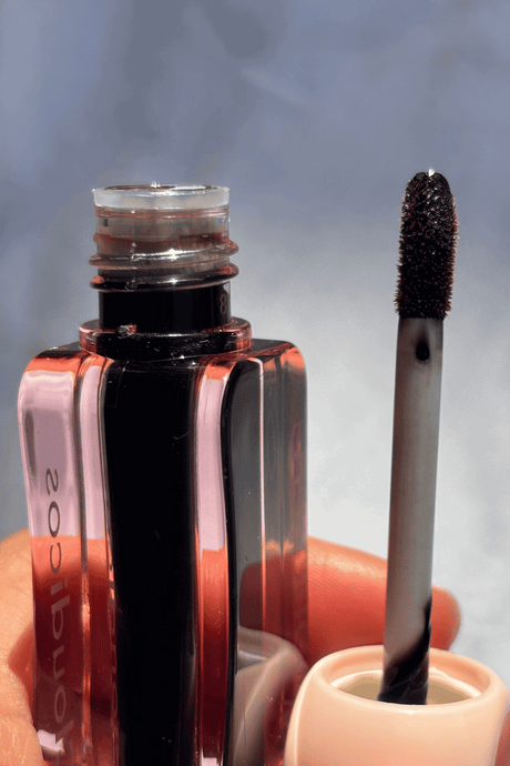 black brown lip stain emo