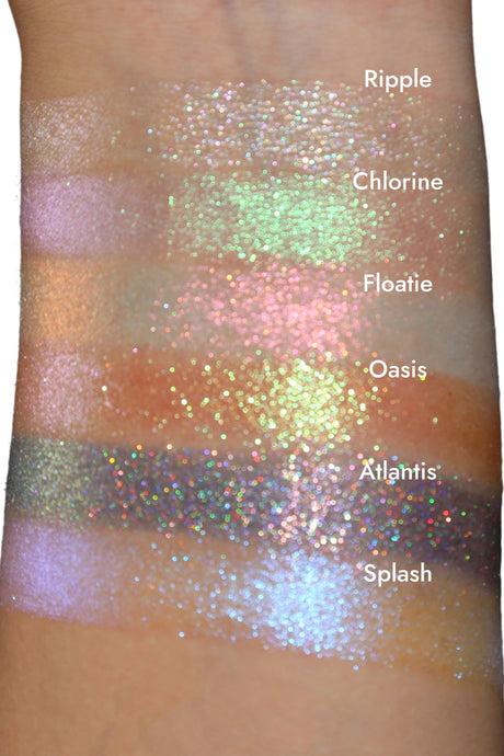 The Pool Tile Glitter Palette