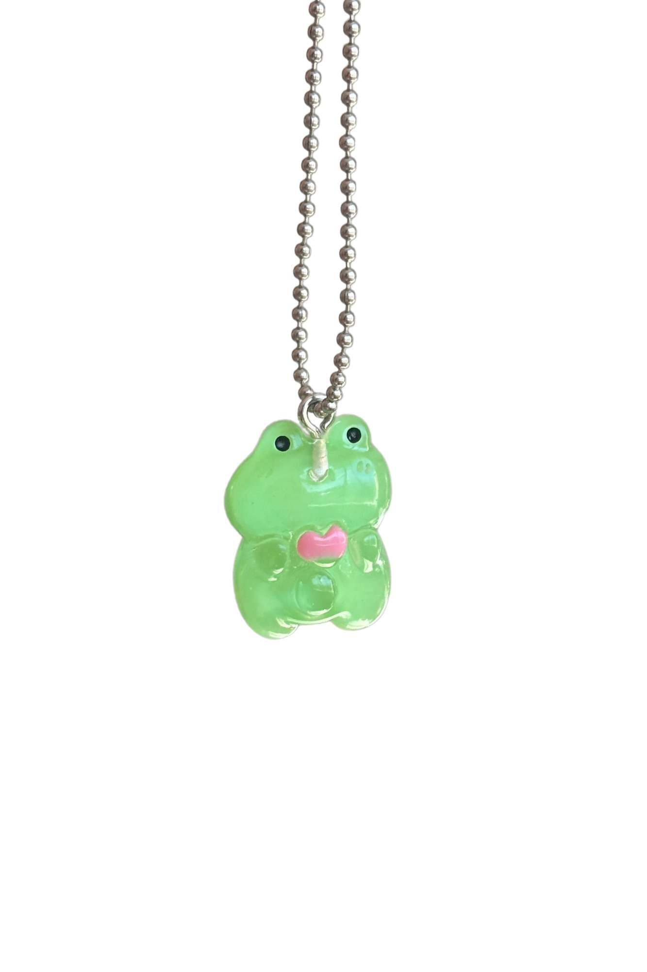 cute frog keyring charm