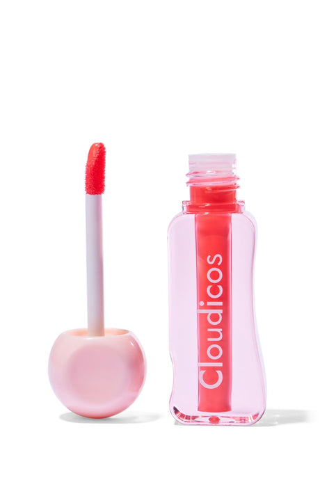 lip stain from the front in a peachy colour