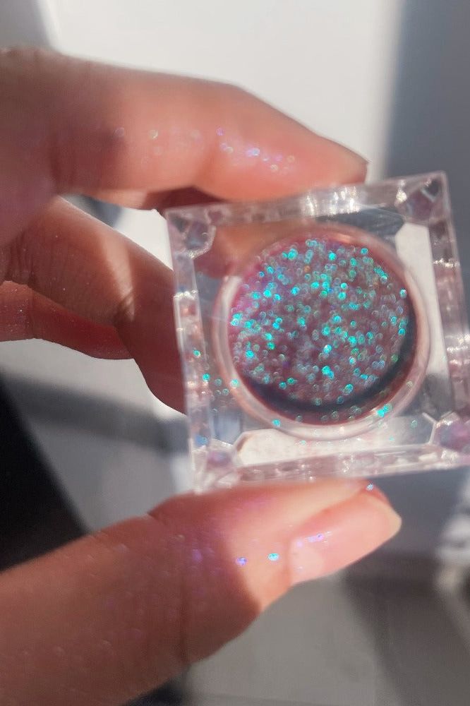 purple sangria pigmented eyeshadow aussie made loose sparkle