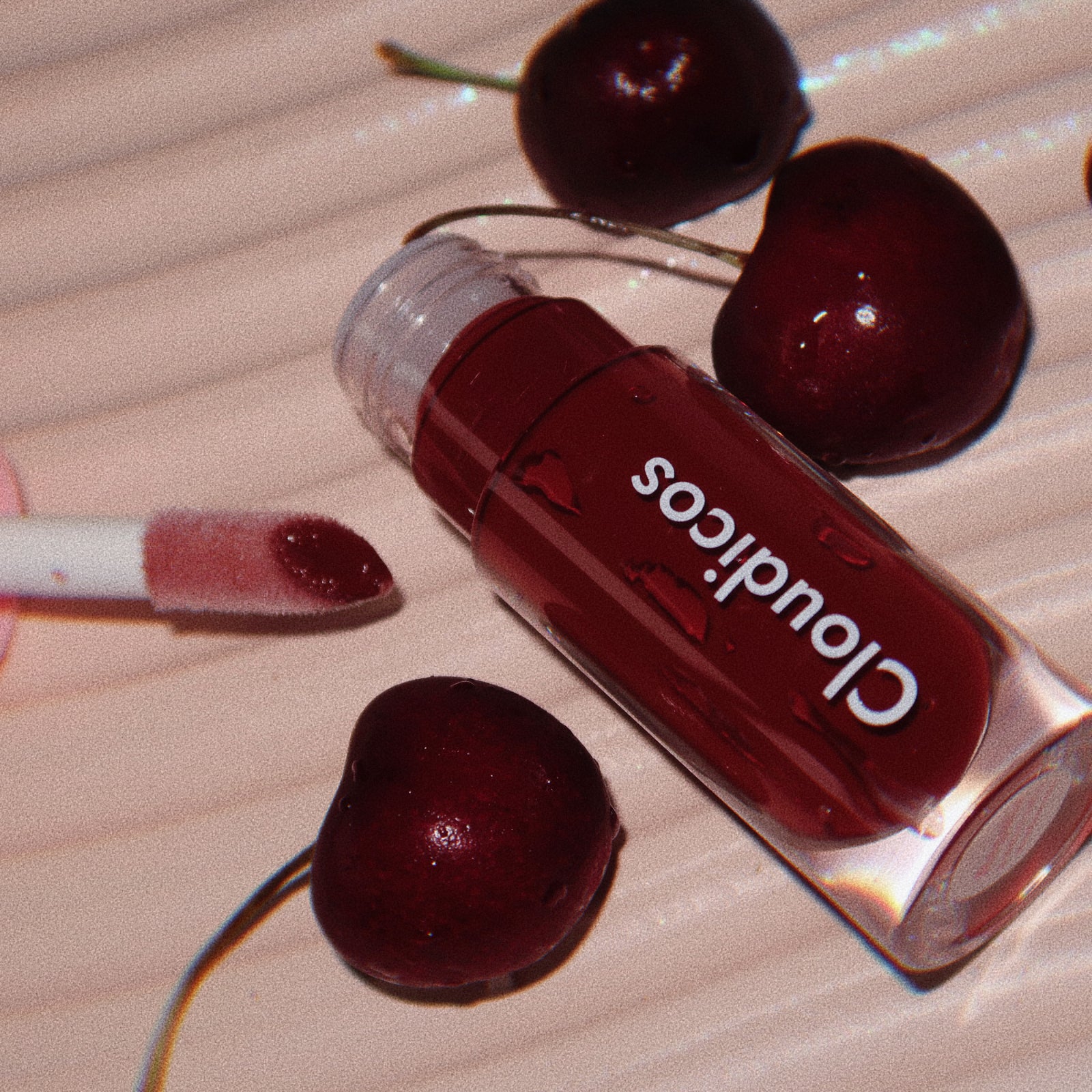 cherry deep red lip gloss 