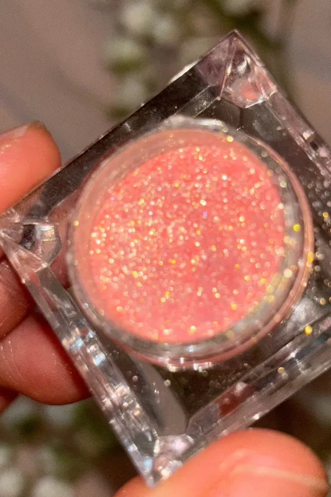 champagne orange sparkle eyeshadow