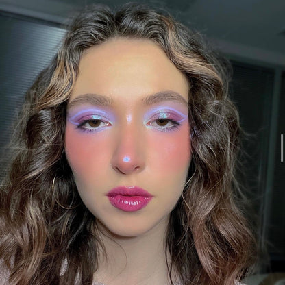 grape purple and pink makeup look inspo