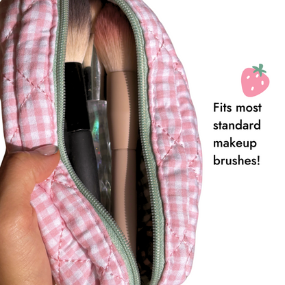 strawberry matcha makeup bag for brushes