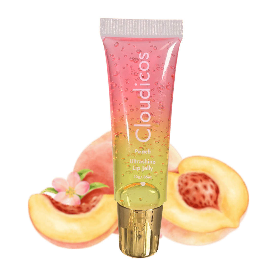 peachy pink lip jelly fruit flavoured