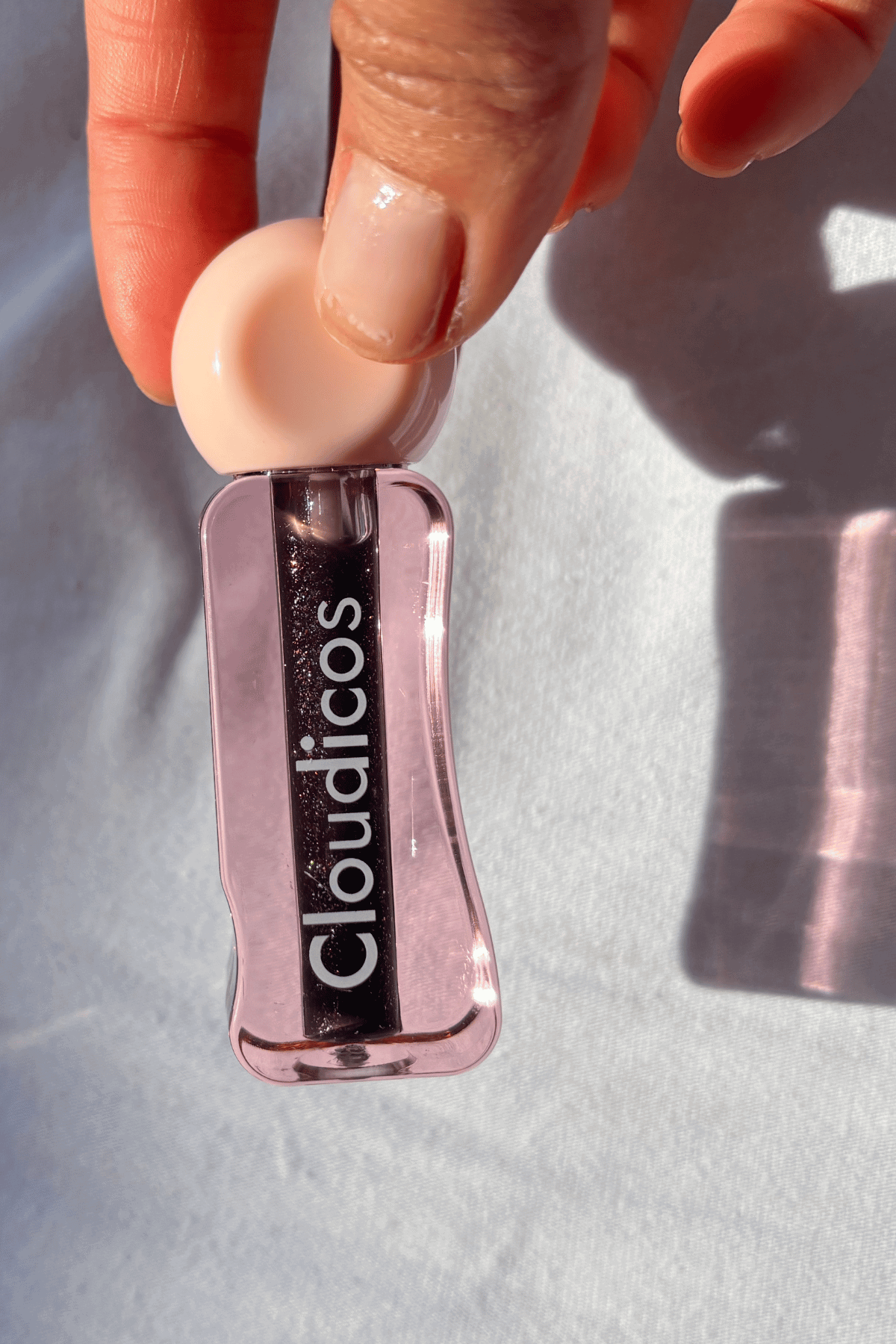 glittery lip stain