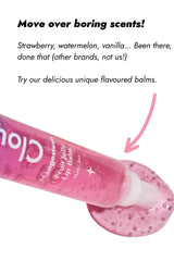 clear glossy lip balm