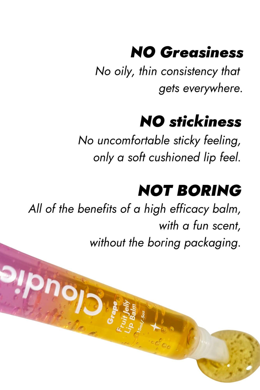 clear lip balm