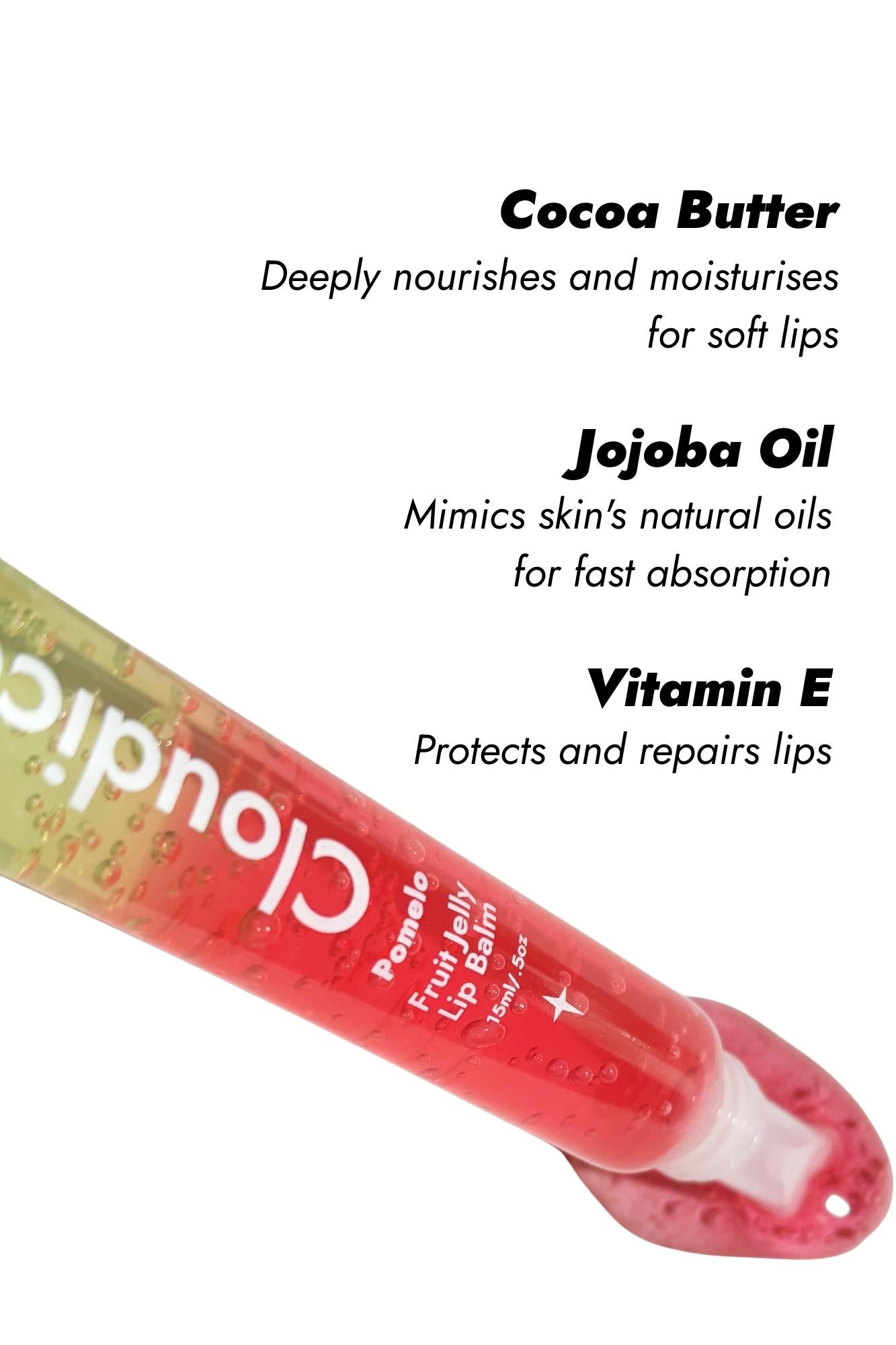 clear glossy hydrating lip gloss