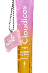 clear lip balm close up