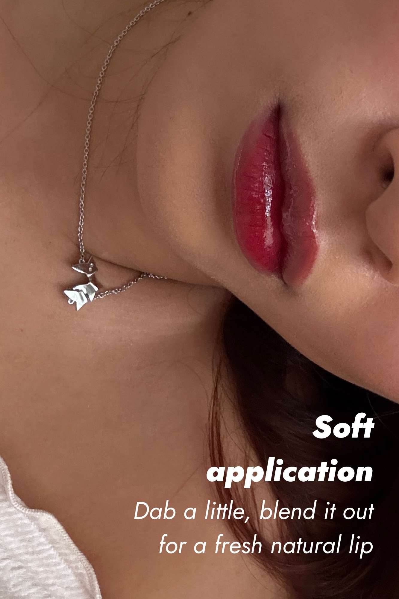 red lip stain