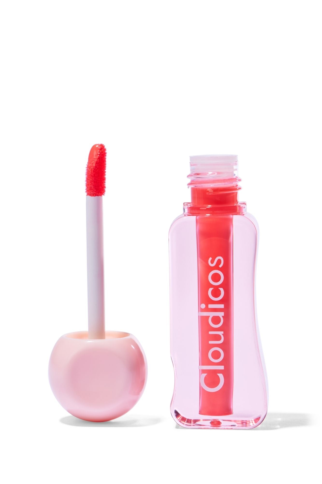 lip stain from the front in a peachy colour