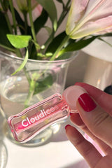 pink glittery lip stain
