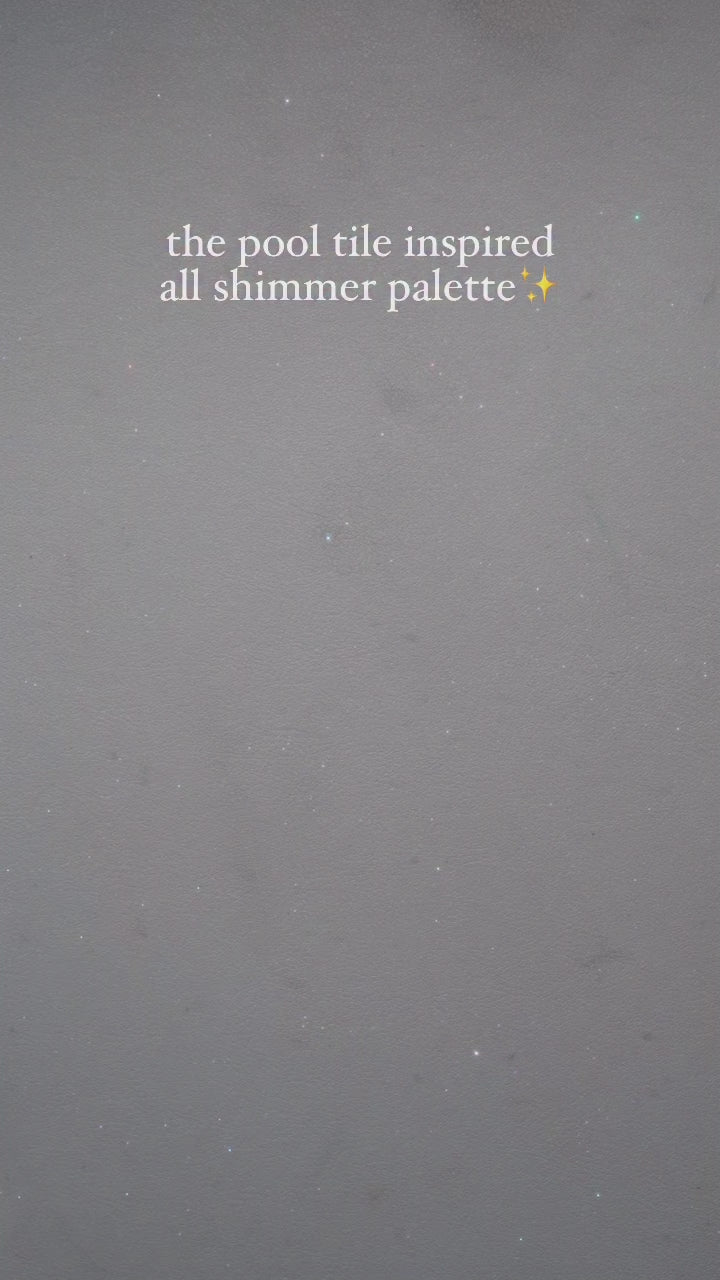 The Pool Tile Glitter Palette