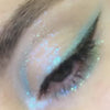 blue sparkly duochrome eyeshadow