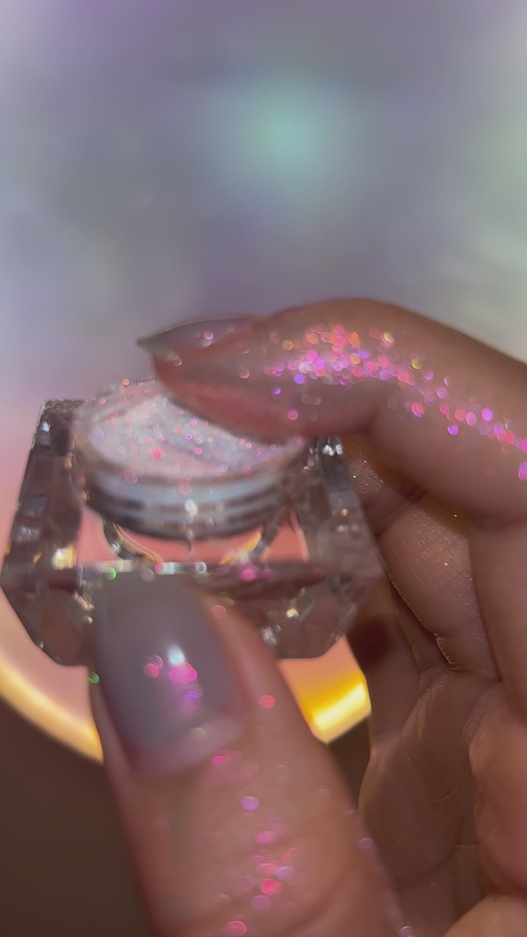 glitter eyeshadow loose pigment iridescent