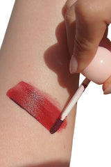 red lip stain