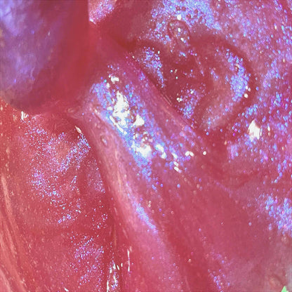 unicorn pink purple lip gloss texture