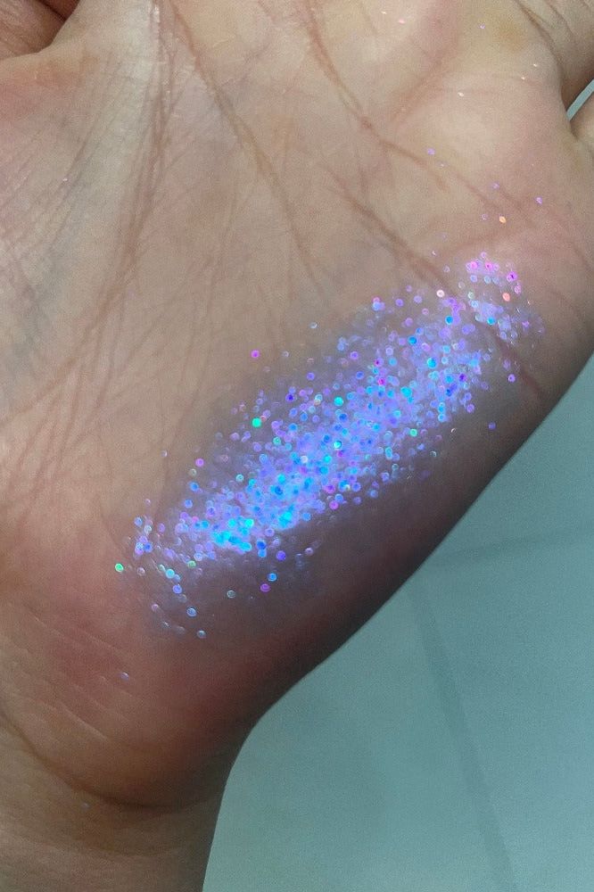 magical blue indigo multichrome sparkly pigment