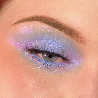 light blue icy glitter for chinese makeup douyin trend aussie made